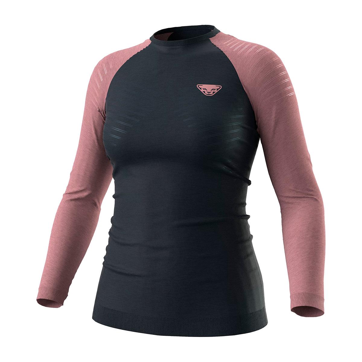 Dynafit Tour Light Merino Long Sleeve Tee Women's in Mokarosa